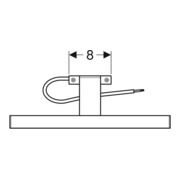 Geberit Leuchte für Spiegelschrank, chrom-4