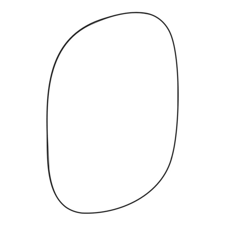 Geberit Lichtspiegel Option Oval 80x60cm, indirekte Beleuchtung