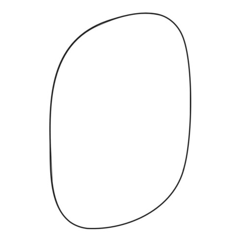Geberit Lichtspiegel Option Oval 80x60cm, indirekte Beleuchtung