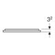 Geberit Lichtspiegel Option Plus 40x70cm, Alu elox., dir./ind. Beleucht.