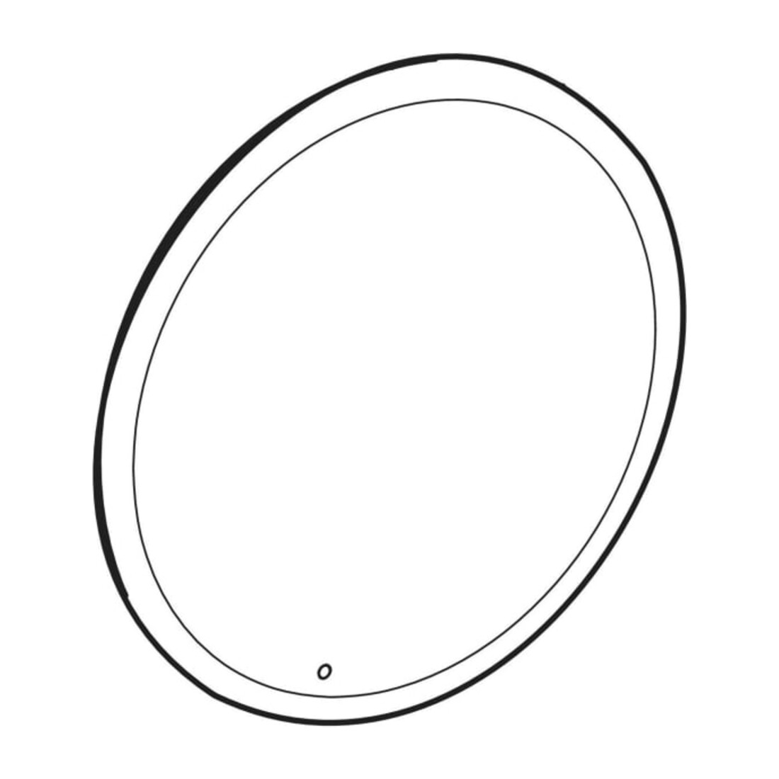 Geberit Lichtspiegel Option Round d= 50cm, direkte-/indirekte Beleuchtung