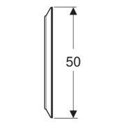 Geberit Lichtspiegel Option Round d= 50cm, direkte-/indirekte Beleuchtung-5