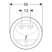 Geberit Lichtspiegel Option Round d= 50cm, direkte-/indirekte Beleuchtung-5