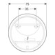 Geberit Lichtspiegel Option Round d= 75cm, direkte-/indirekte Beleuchtung
