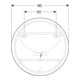 Geberit Lichtspiegel Option Round d= 90cm, direkte-/indirekte Beleuchtung