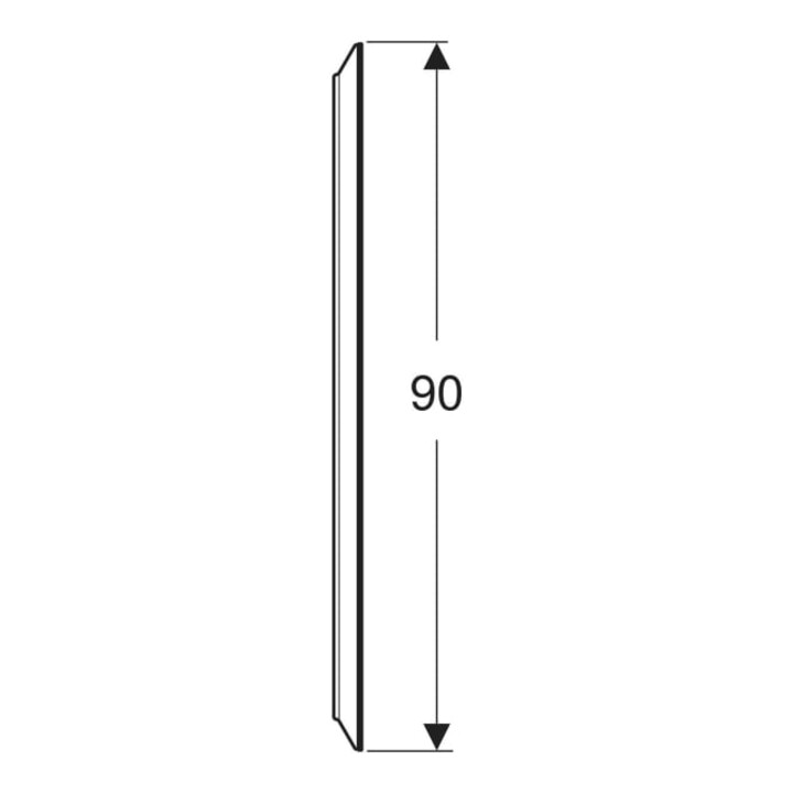 Geberit Lichtspiegel Option Round d= 90cm, direkte-/indirekte Beleuchtung
