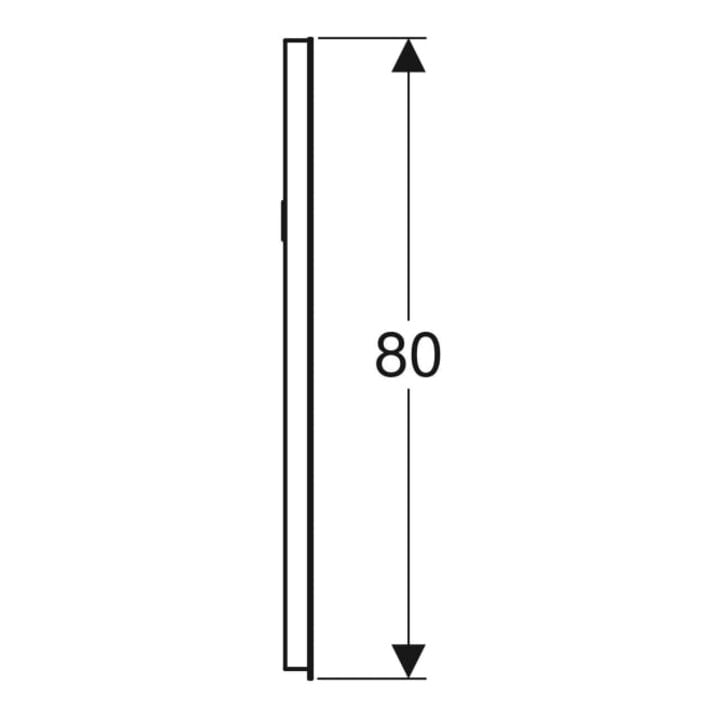 Geberit Lichtspiegel Renova Compact 40x80x3,5cm
