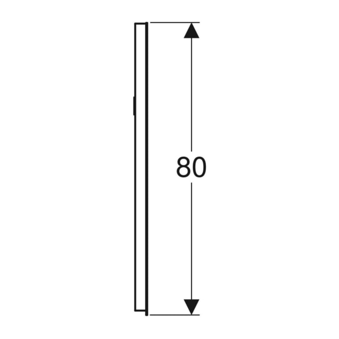 Geberit Lichtspiegel Renova Compact 40x80x3,5cm