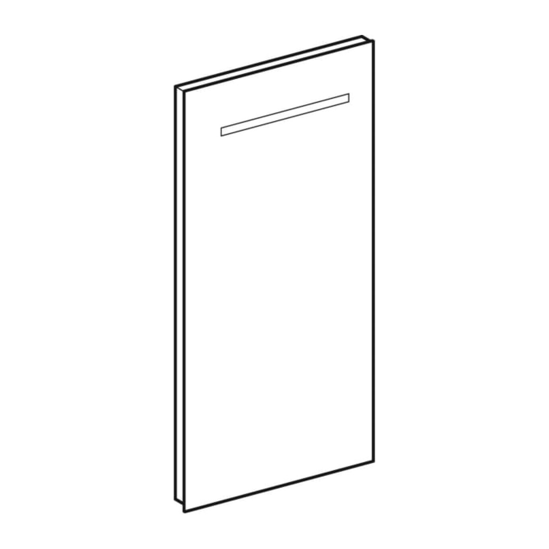 Geberit Lichtspiegel Renova Compact 40x80x3,5cm