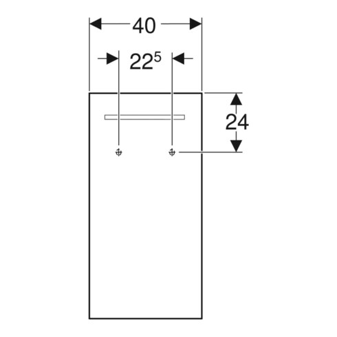 Geberit Lichtspiegel Renova Compact 40x80x3,5cm