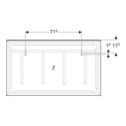 Geberit Lichtspiegel Xeno2 120x71x5,5cm, LED, 230 V, 50 Hz, 87,2 W-5