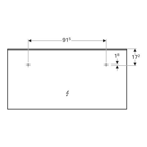 Geberit Lichtspiegel Xeno2 140x71x5,5cm, LED, 230 V, 50 Hz, 98,6 W