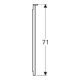 Geberit Lichtspiegel Xeno2 140x71x5,5cm, LED, 230 V, 50 Hz, 98,6 W