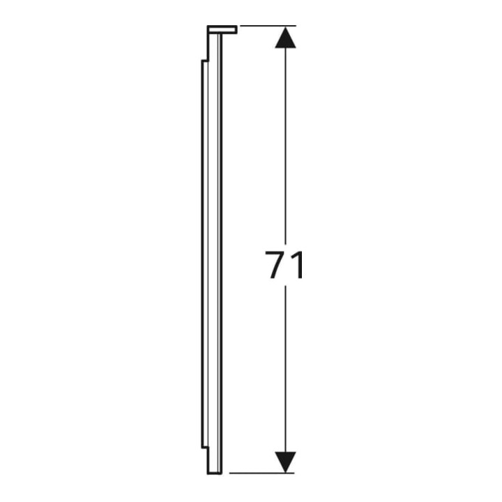 Geberit Lichtspiegel Xeno2 140x71x5,5cm, LED, 230 V, 50 Hz, 98,6 W