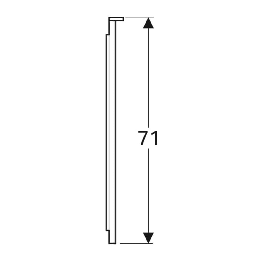 Geberit Lichtspiegel Xeno2 140x71x5,5cm, LED, 230 V, 50 Hz, 98,6 W
