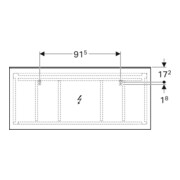 Geberit Lichtspiegel Xeno2 160x71x5,5cm, LED, 230 V, 50 Hz, 108 W-5