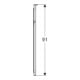 Geberit Lichtspiegel Xeno2 40x91x5,5cm, LED, 230 V, 50 Hz, 9,4 W