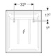 Geberit Lichtspiegel Xeno2 60x71x5,5cm, LED, 230 V, 50 Hz, 47,5 W-5