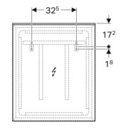Geberit Lichtspiegel Xeno2 60x71x5,5cm, LED, 230 V, 50 Hz, 47,5 W-5