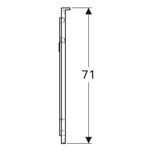 Geberit Lichtspiegel Xeno2 60x71x5,5cm, LED, 230 V, 50 Hz, 47,5 W