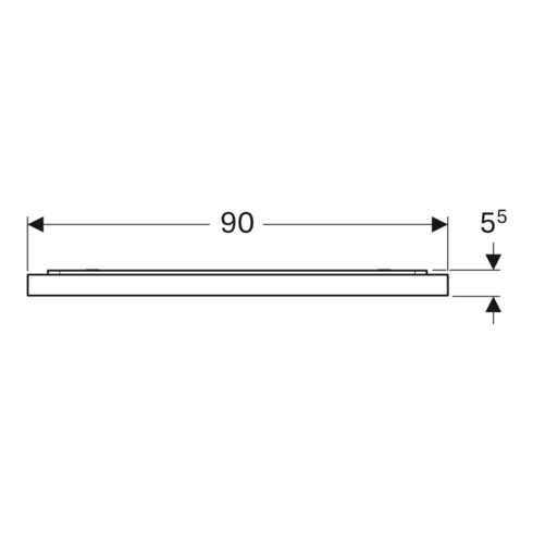 Geberit Lichtspiegel Xeno2 90x71x5,5cm, LED, 230 V, 50 Hz, 72,7 W