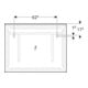 Geberit Lichtspiegel Xeno2 90x71x5,5cm, LED, 230 V, 50 Hz, 72,7 W