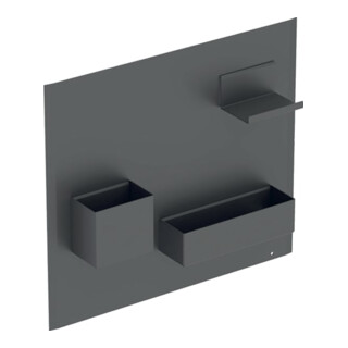 Geberit Magnetwand-Set Acanto 44,9x38,8x7,5cm, lava/lava matt