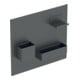 Geberit Magnetwand-Set Acanto 44,9x38,8x7,5cm, lava/lava matt-1