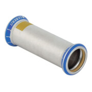 Geberit Manchon coulissant gaz Mapress d 76,1 mm, pour gaz naturel et gaz liquéfié, acier inoxydable