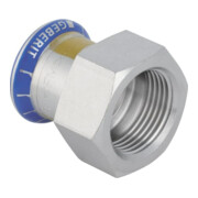 Geberit Manchon de transition gaz Mapress d 22xRp 3/4, FI, pour gaz naturel et gaz liquéfié, ES