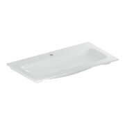Geberit Meuble lavabo iCon 90x48cm, mitigeur, sans trop-plein, blanc