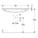 Geberit Meuble lavabo iCon 90x48cm, mitigeur, sans trop-plein, blanc-5