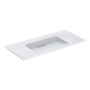 Geberit Meuble lavabo One 105 cm, sans robinet + trop-plein, blanc K-Tect/blanc