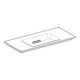 Geberit Meuble lavabo One 105 cm, sans robinet + trop-plein, blanc K-Tect/blanc-2