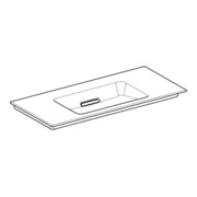 Geberit Meuble lavabo One 105 cm, sans robinet + trop-plein, blanc K-Tect/blanc-2