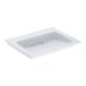 Geberit Meuble-lavabo One 60 cm, sans robinet + trop-plein, blanc K-Tect/Bl-1