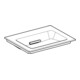 Geberit Meuble-lavabo One 60 cm, sans robinet + trop-plein, blanc K-Tect/Bl