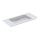 Geberit Meuble lavabo One 90x40 cm, sans trop-plein, montage supérieur, blanc K-Tect/Bl vc-1