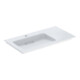 Geberit Meuble lavabo One 90x47,5 cm, sans trop-plein, blanc K-Tec/Bl, robinet gauche-1