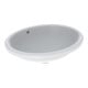Geberit Meuble-lavabo VariForm 56x46 cm, sans robinet, avec trop-plein, ovale, blanc K-Tect-1