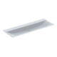 Geberit Meuble-lavabo Xeno2 140x48 cm, 2 robinets, sans trop-plein, blanc alpin-1