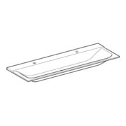 Geberit Meuble-lavabo Xeno2 140x48 cm, 2 robinets, sans trop-plein, blanc alpin-2