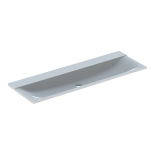 Geberit Meuble lavabo Xeno2 140x48 cm, sans robinet, sans trop-plein, blanc alpin