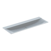 Geberit Meuble lavabo Xeno2 140x48 cm, sans robinet, sans trop-plein, blanc alpin