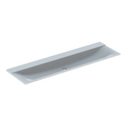 Geberit Meuble lavabo Xeno2 160x48cm, sans robinet, sans trop-plein, blanc alpin