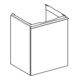 Geberit Meuble sous lavabo Acanto 1 La., L 45 cm, blanc brillant / blanc laqué / blanc mat-2