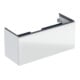 Geberit Meuble sous-lavabo Acanto 1 porte, 1 tiroir en I, L 119 cm, blanc brillant-1