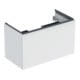 Geberit Meuble sous lavabo Acanto 1 porte, 1 tiroir en I, L 90 cm, blanc mat / blanc mat-1