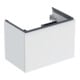Geberit Meuble sous lavabo Acanto 1 porte, 1 tiroir I, L 74 cm, blanc mat-1
