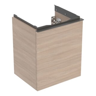Geberit Meuble sous lavabo Acanto 1 tiroir, Larg. 45 cm, chêne / lava mat